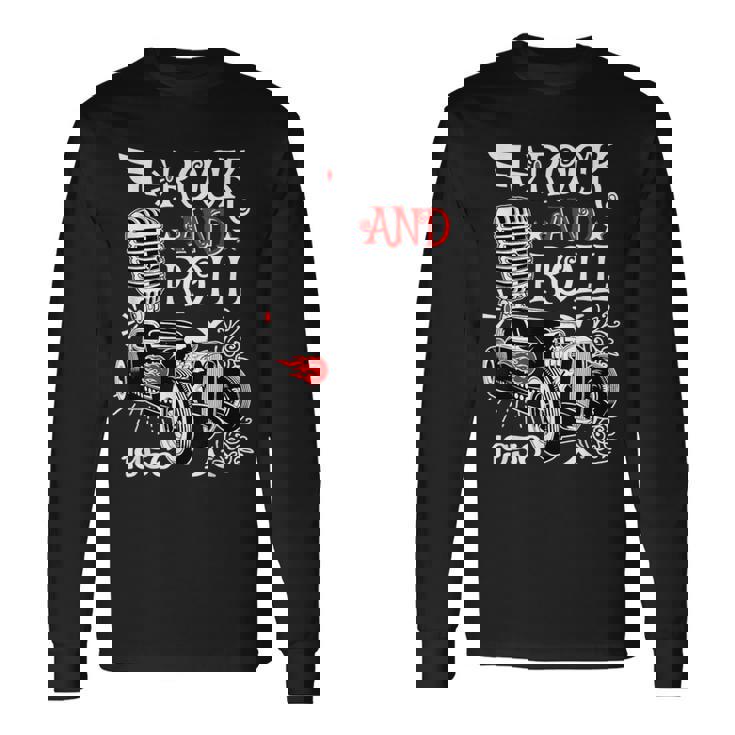 ロカビリー ヴィンテージ 50年代 Music Doo Wop レトロ ロックンロール 長袖Tシャツ