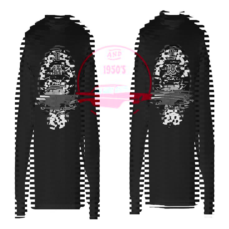 ロカビリーock Hop Dance 1950年代 パーティーコスチューム Doo Wop 50年代 長袖Tシャツ