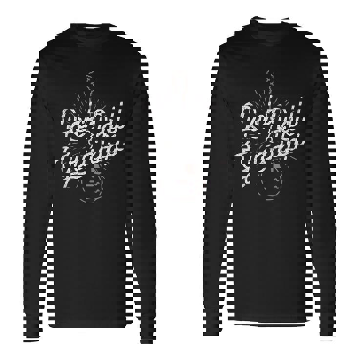 ロックンロールグランパギターサンバースト 長袖Tシャツ