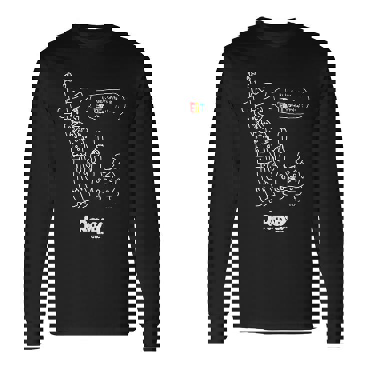 ロディ（コミックアートwh） 長袖Tシャツ