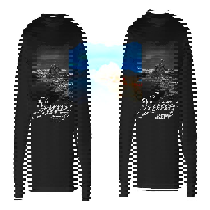 ロフォーテン諸島 ノルウェー お土産ハムノイ 長袖Tシャツ