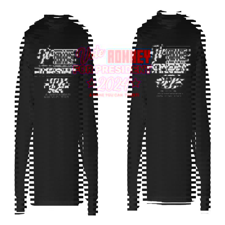ロムニー大統領 2024 長袖Tシャツ