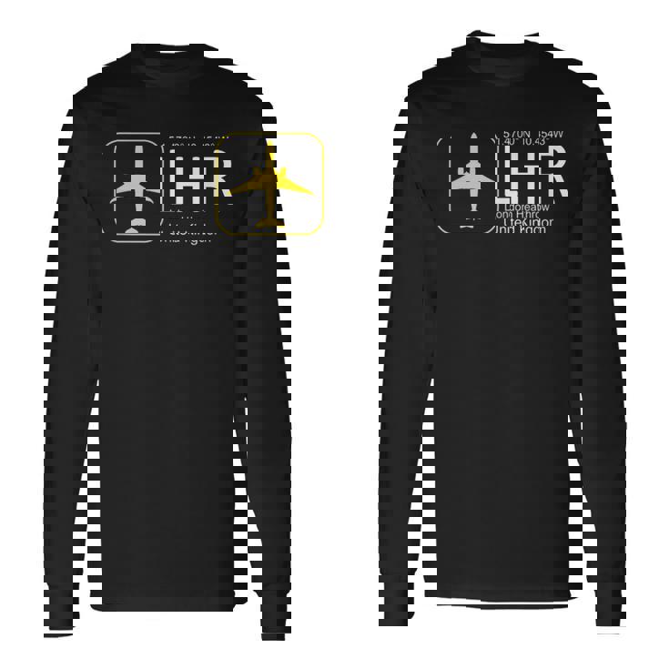 ロンドンヒースロー国際空港 長袖Tシャツ