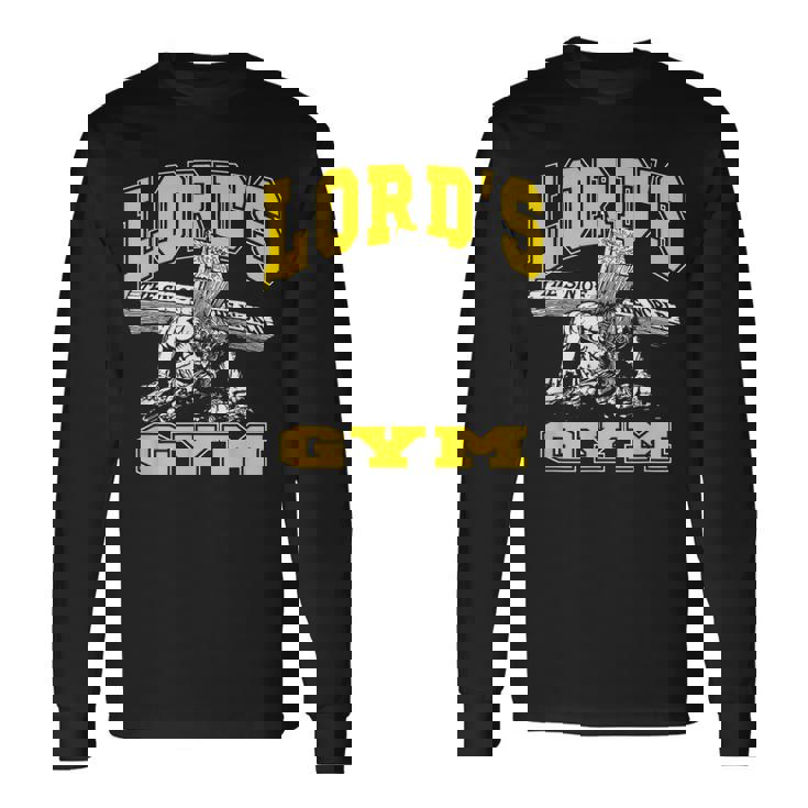 ローズジム-ロードズ・ザ・シン・オブ・ワールド・ジーザス 長袖Tシャツ