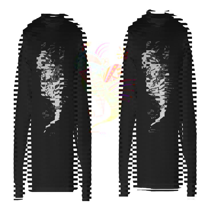 ワシリー・カンディンスキーによる白い幽霊のフィギュア1943 長袖Tシャツ