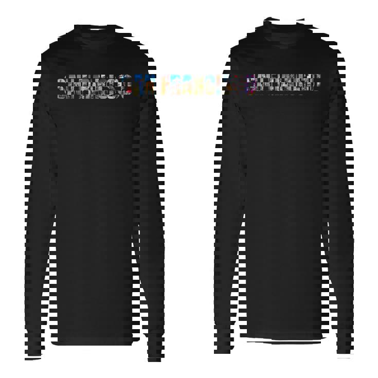 ワールドトラベラー ランドマーク アメリカ カリフォルニア サンフランシスコ 長袖Tシャツ