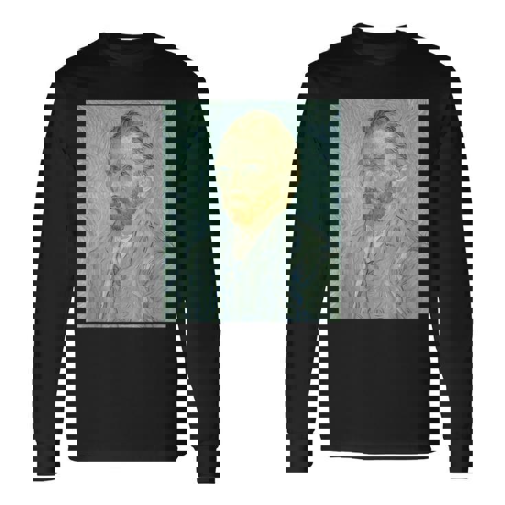 ヴァンゴッホ自画像＃4芸術家のための芸術 長袖Tシャツ