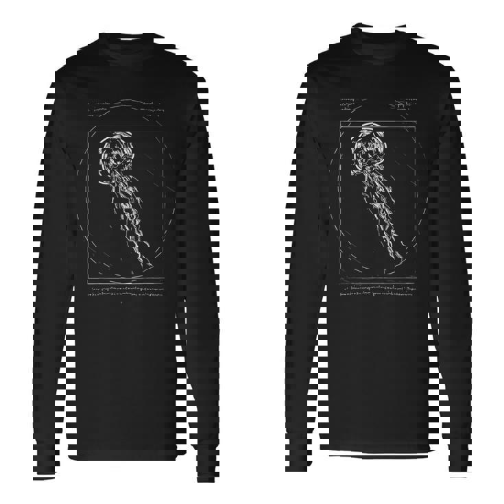 ヴィトルウィアン クラゲ 服 イラスト メデューサ クラゲ 長袖Tシャツ