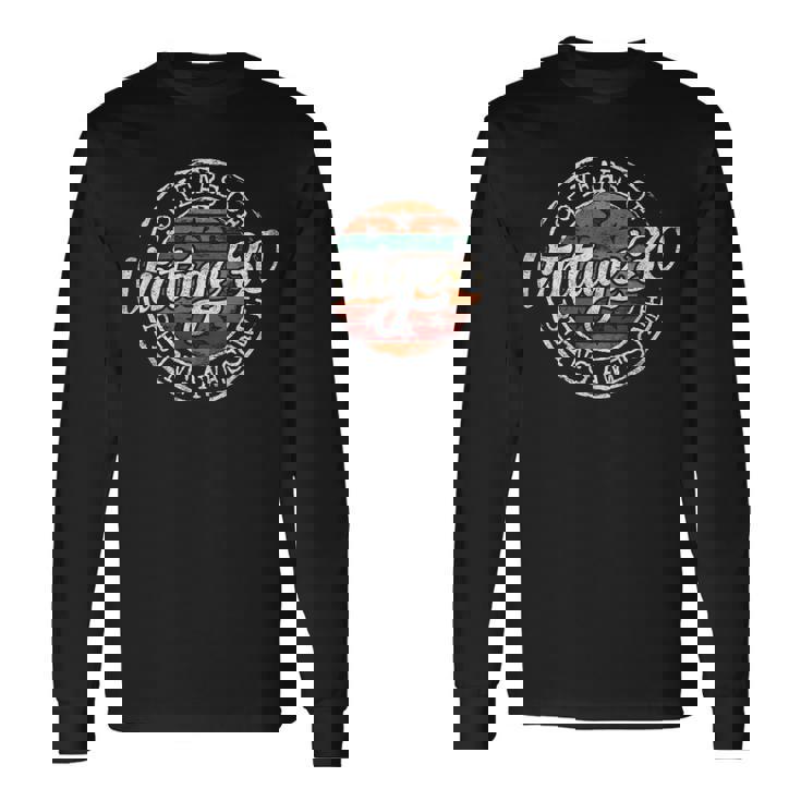 ヴィンテージ 1930 誕生日スタンプ 95歳の誕生日プレゼント 95歳 長袖Tシャツ