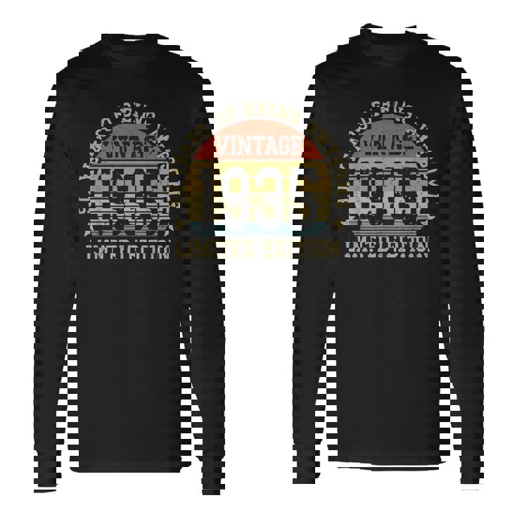 ヴィンテージ 1935 限定版 90歳 90歳の誕生日 長袖Tシャツ