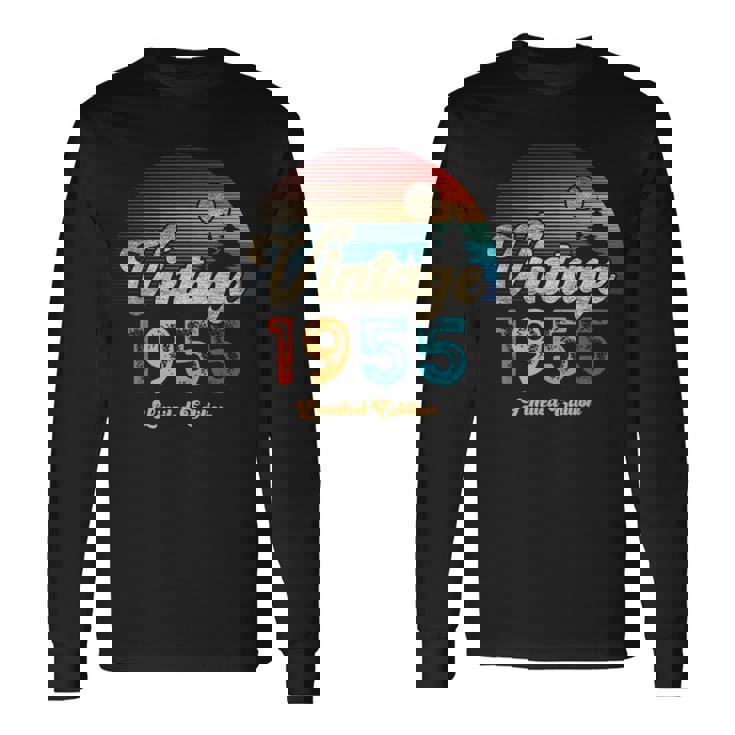 ヴィンテージ 1955 リミテッド・エディション サンセット 70Th Birthday 長袖Tシャツ