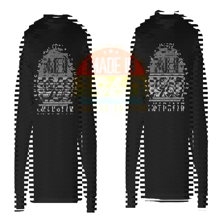 ヴィンテージ 1960 限定版 レトロ 1960年製 メンズ レディース 長袖Tシャツ