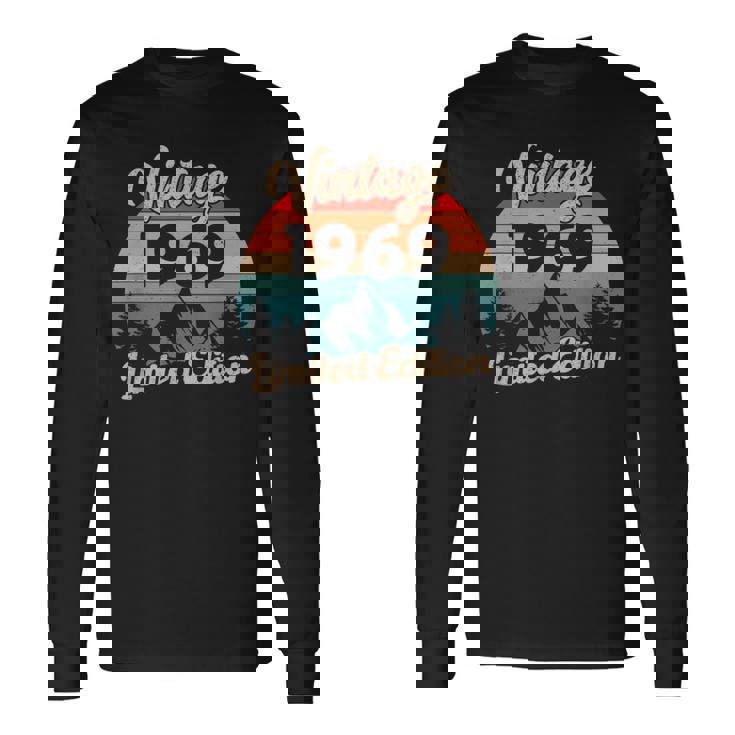 ヴィンテージ 1969年生まれ限定版 男女 誕生日 長袖Tシャツ