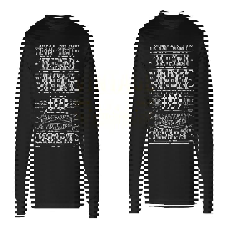 ヴィンテージ 1979 メンズ 限定版 Bday 1979 誕生日 長袖Tシャツ