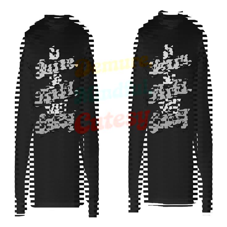 ヴィンテージ とても控えめで、とてもマインドフルで、とてもキュートでレトロな控えめなピンク。 長袖Tシャツ