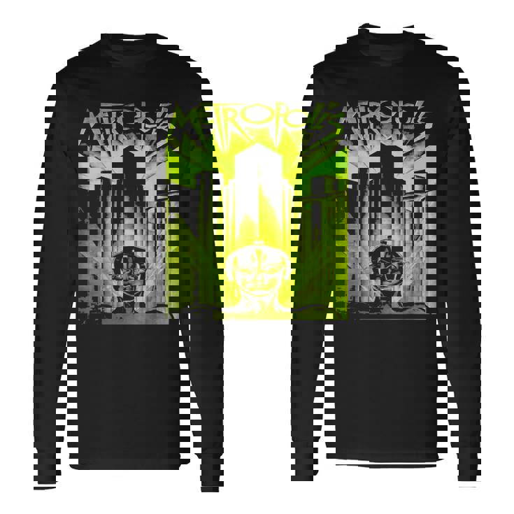 ヴィンテージ オタク メトロポリスf映画 科学教師 オタク 長袖Tシャツ