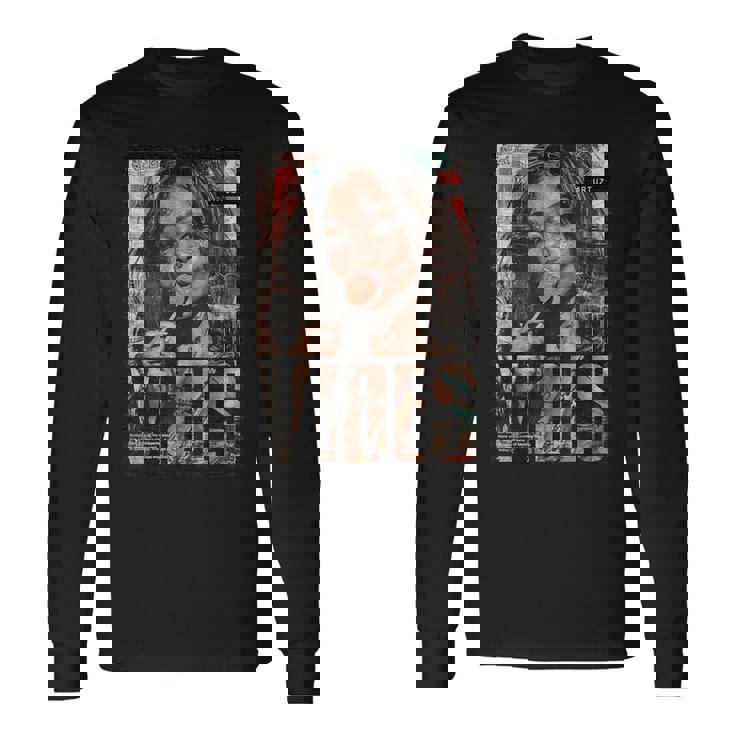 ヴィンテージ ガール マガジン カバー セクシー モデル ピンナップ 長袖Tシャツ