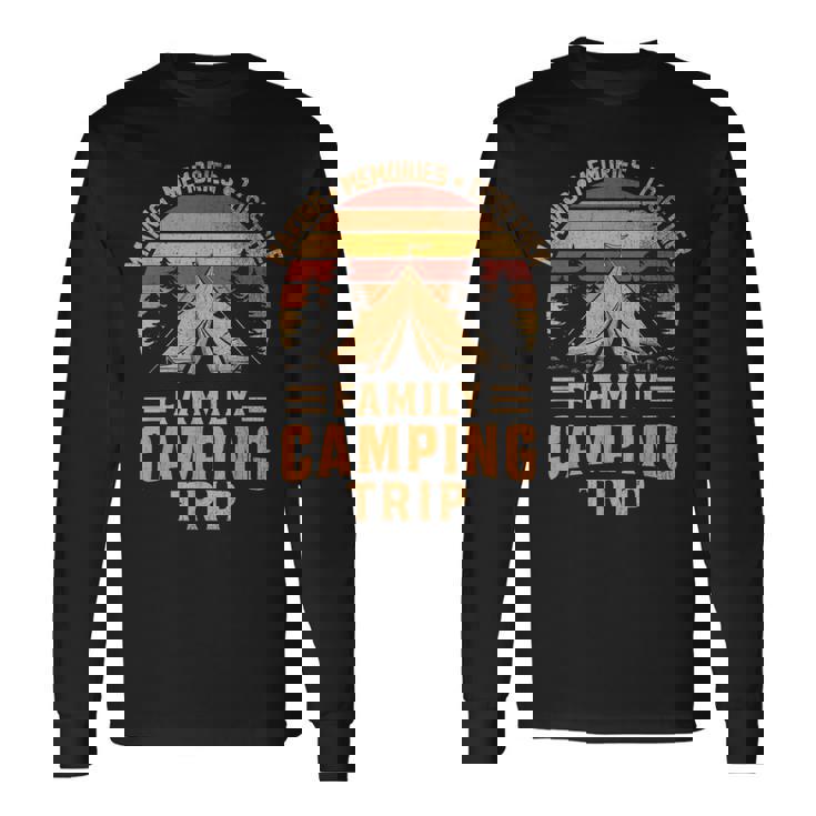 ヴィンテージ キャンパー キャンプ ファミリー キャンプ 旅行 2024 マッチング グループ 長袖Tシャツ