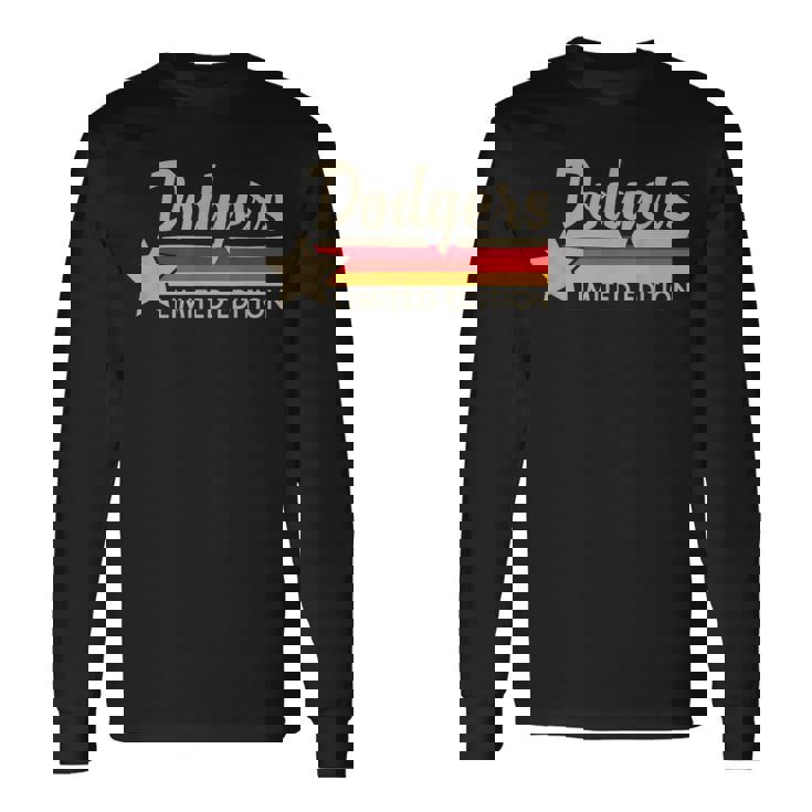 ヴィンテージ ドジャース 名前 スローバック レトロ メンズ レディース 長袖Tシャツ