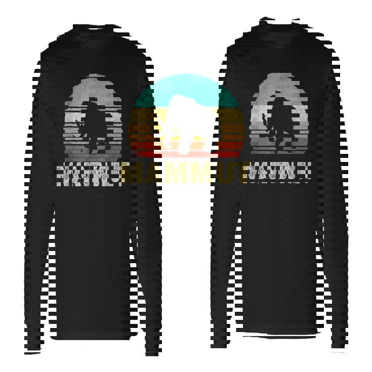 ヴィンテージ マムット サンセット レトロ 長袖Tシャツ ギフトのアイデア