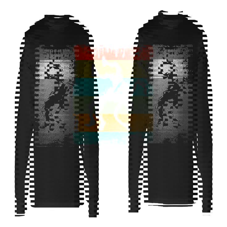 ヴィンテージ レスリング スープレックス ムーブ レスラー 長袖Tシャツ