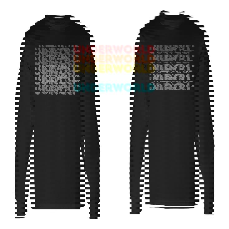 ヴィンテージ レトロ アンダーワールド 長袖Tシャツ
