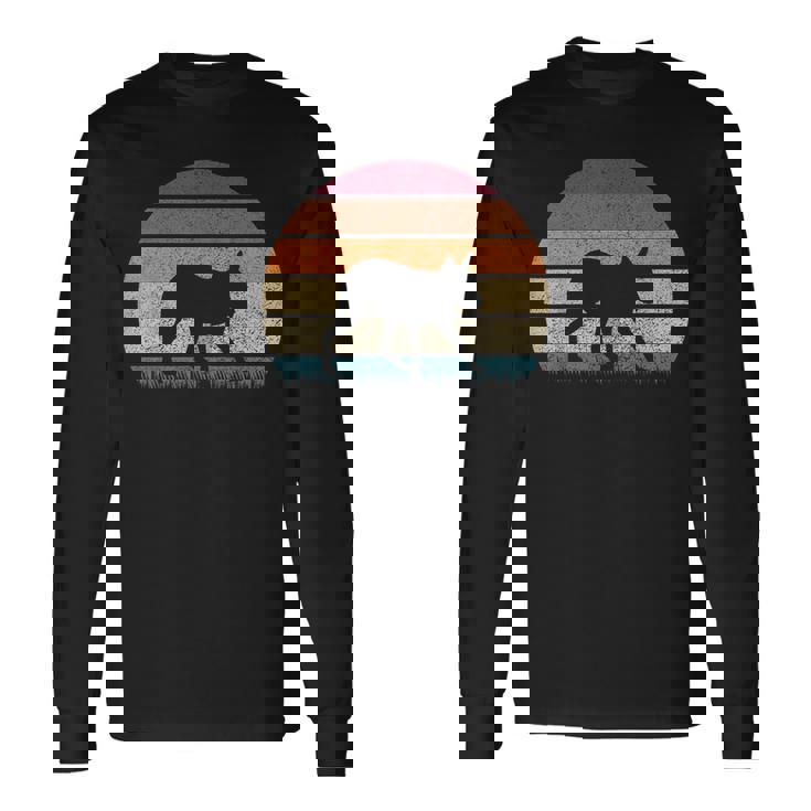 ヴィンテージ レトロ サンセット パタゴニア マーラ 恋人 アンティーク調 長袖Tシャツ