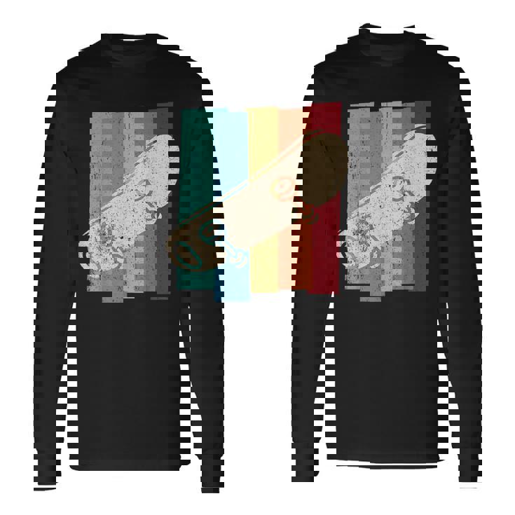 ヴィンテージ レトロ スケート スケートボード スケーター スタント ボーイズ キッズ 長袖Tシャツ