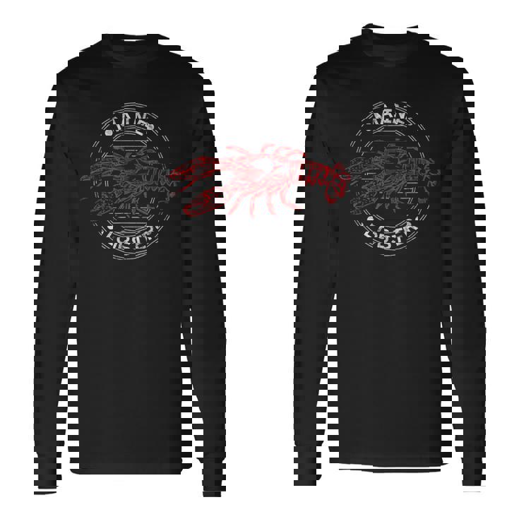 ヴィンテージ ロブスター メインバイブ シーフード 煮沸 メインロブスター 長袖Tシャツ