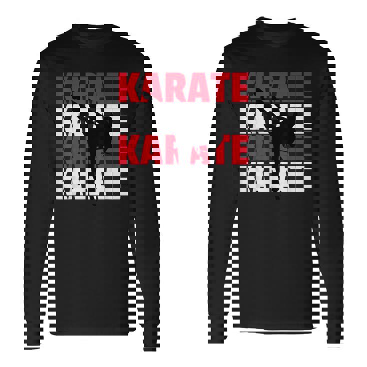 ヴィンテージ 空手 日本の格闘技 空手 スポーツ トレーニング 長袖Tシャツ