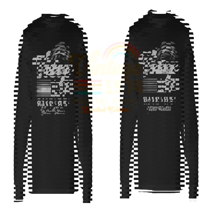 ヴィンテージ1974年、誕生年51年 レトロ 長袖Tシャツ