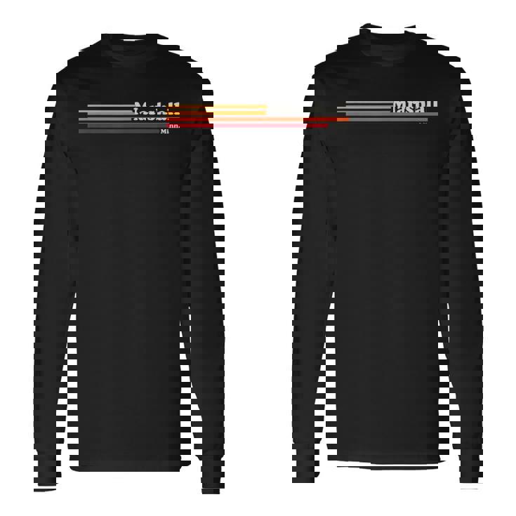 ヴィンテージ1980年代グラフィックスタイルマーシャルミネソタ州 長袖Tシャツ