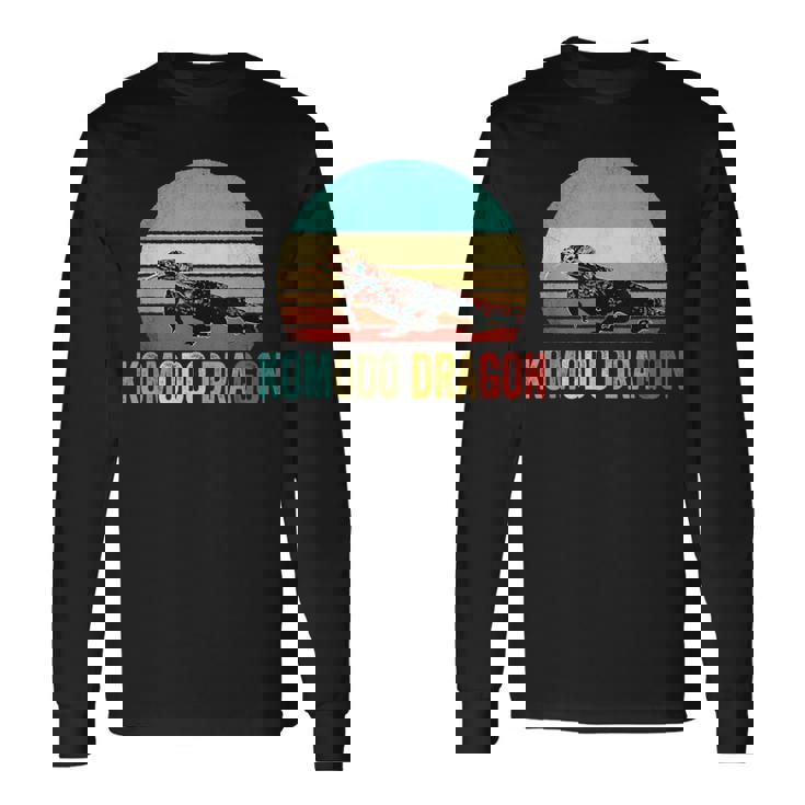 ヴィンテージコモドドラゴンシャツサンセット 長袖Tシャツ