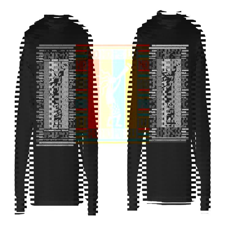 ヴィンテージスタイルのシルエットココペリフルートネイティブアメリカン 長袖Tシャツ