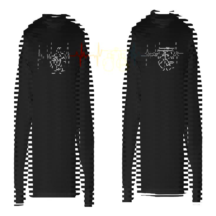 ヴィンテージボクシング ハートビート ボクサー コンバットスポーツ 長袖Tシャツ