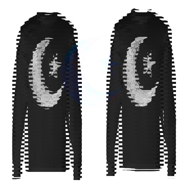 三日月と星 長袖Tシャツ ギフトのアイデア