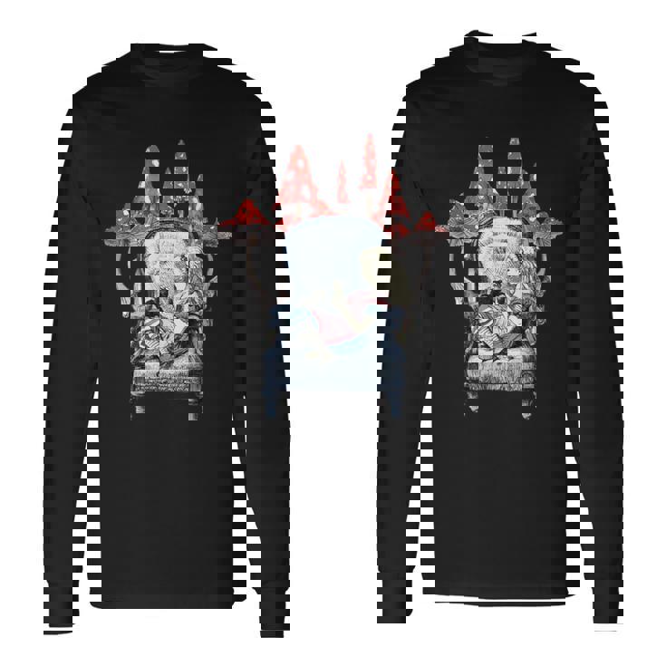 不思議の国のアリス アリスマッシュルーム 長袖Tシャツ