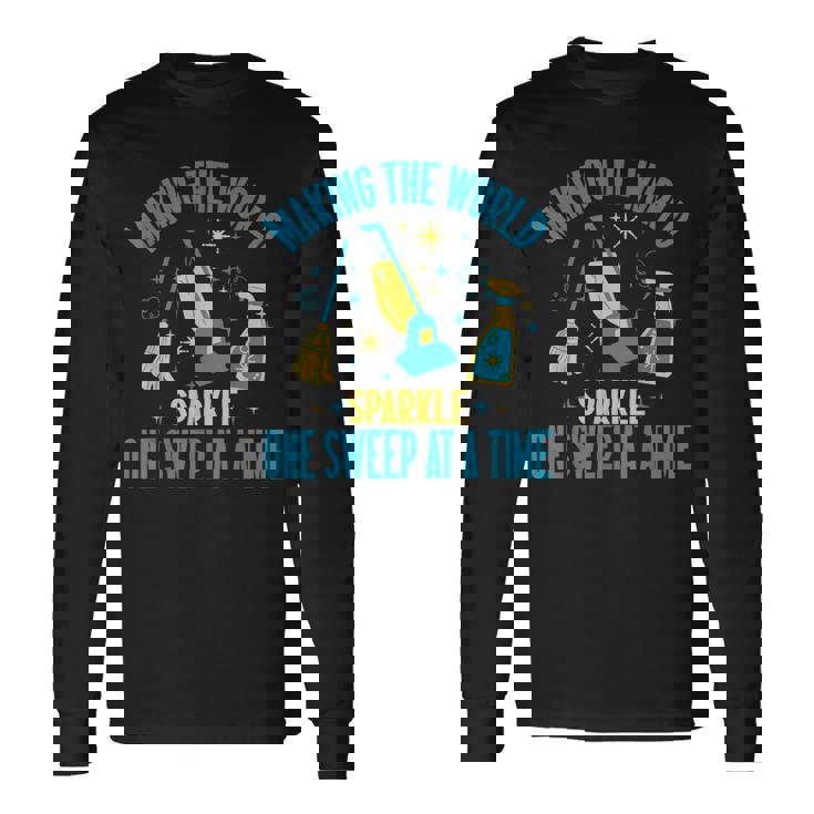 世界を一気に輝かせる 掃除に 長袖Tシャツ