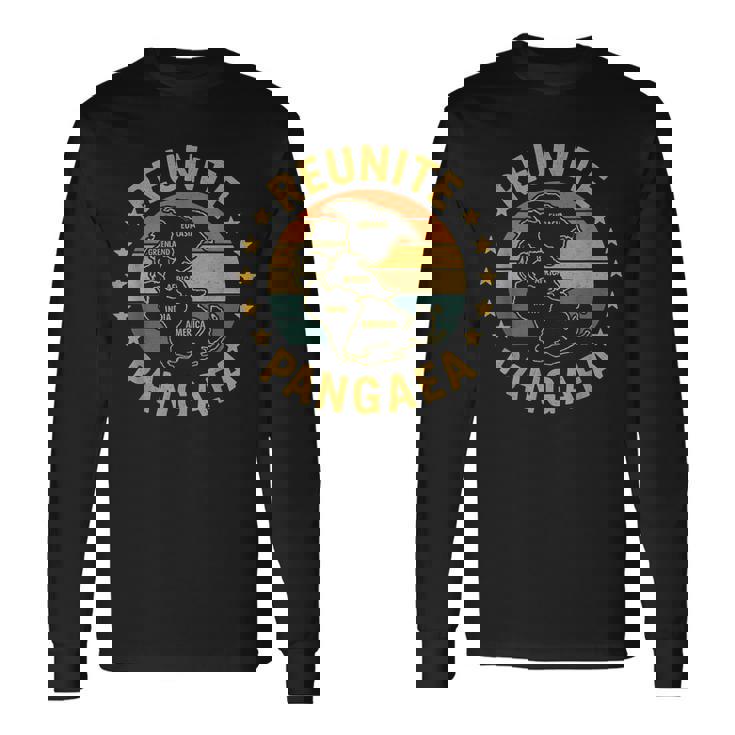 世界地図史 地質学 地球地質学者 再会 パンゲア 長袖Tシャツ