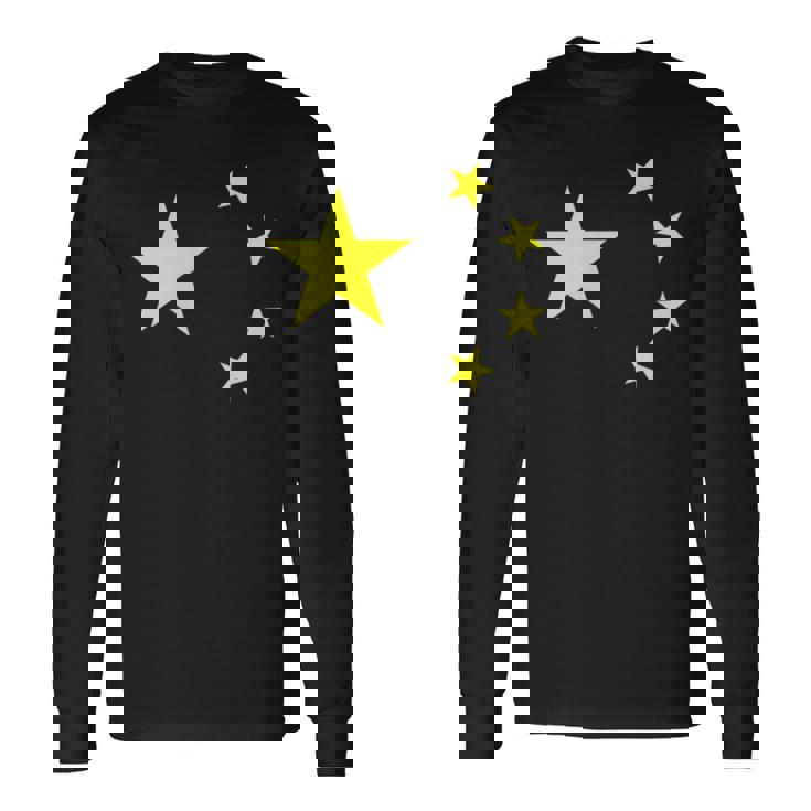 中国国旗 中国人民共和国 中国 中国 長袖Tシャツ