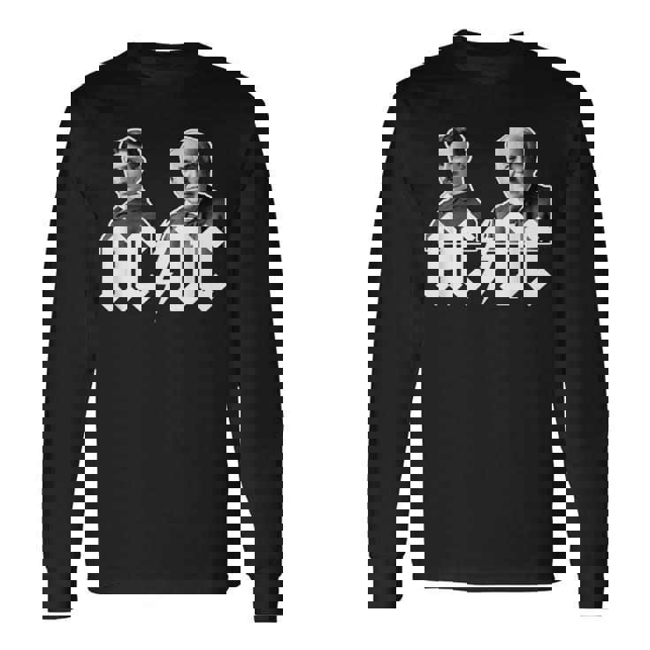 交互対直流電流 長袖Tシャツ