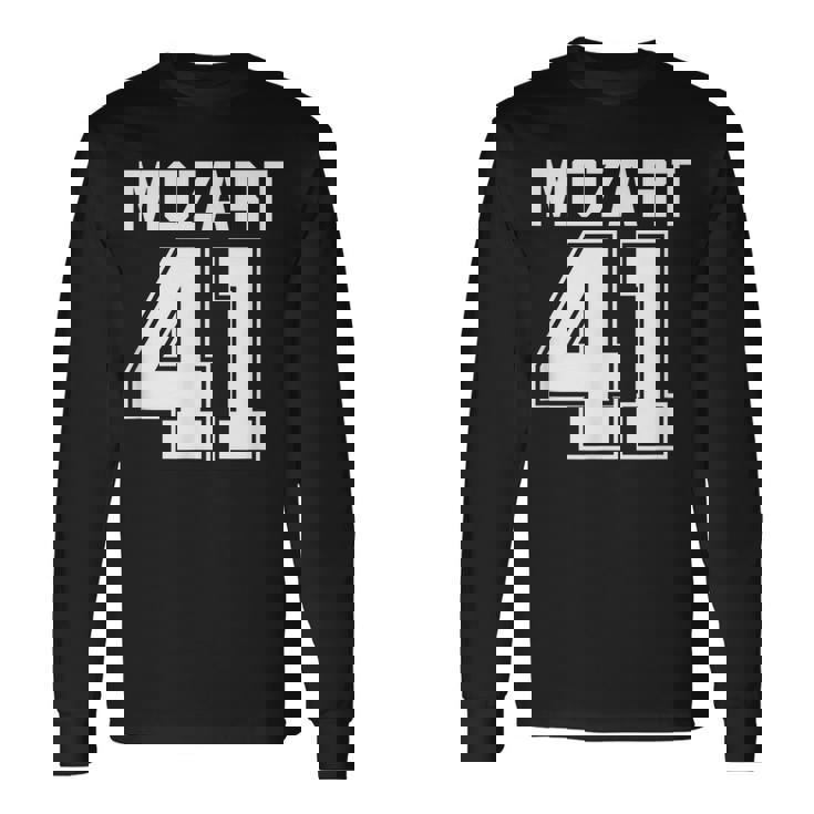 交響曲 作曲家 モーツァルト 41 交響曲 長袖Tシャツ