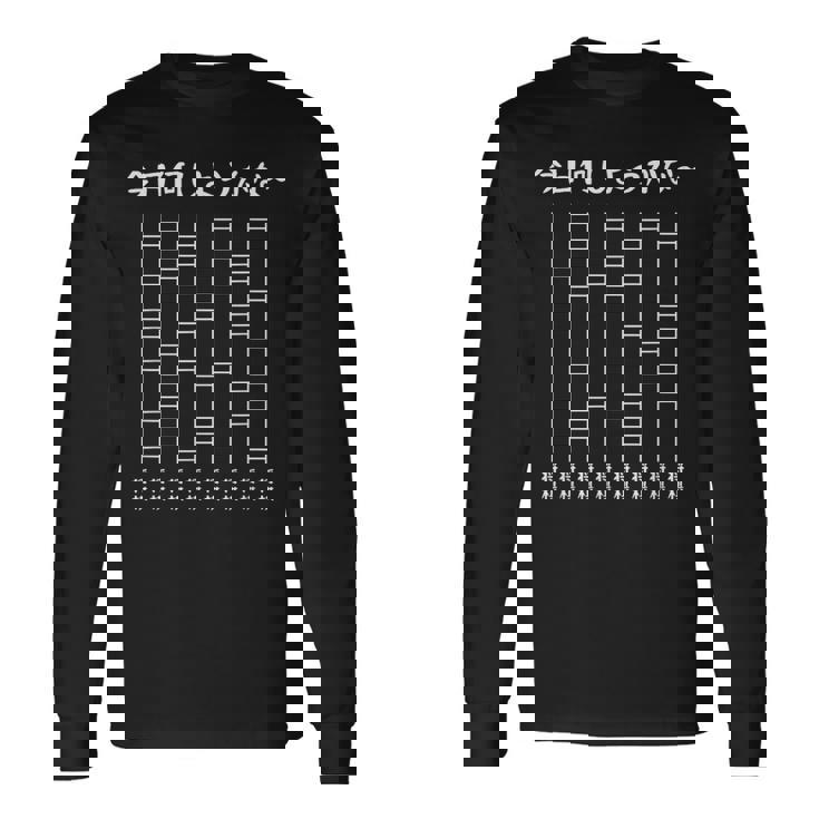 今日何しようかなー あみだくじの面白ネタ 将棋 あみだくじ ギャグ 将棋愛好家 将棋好き おもしろ 長袖Tシャツ