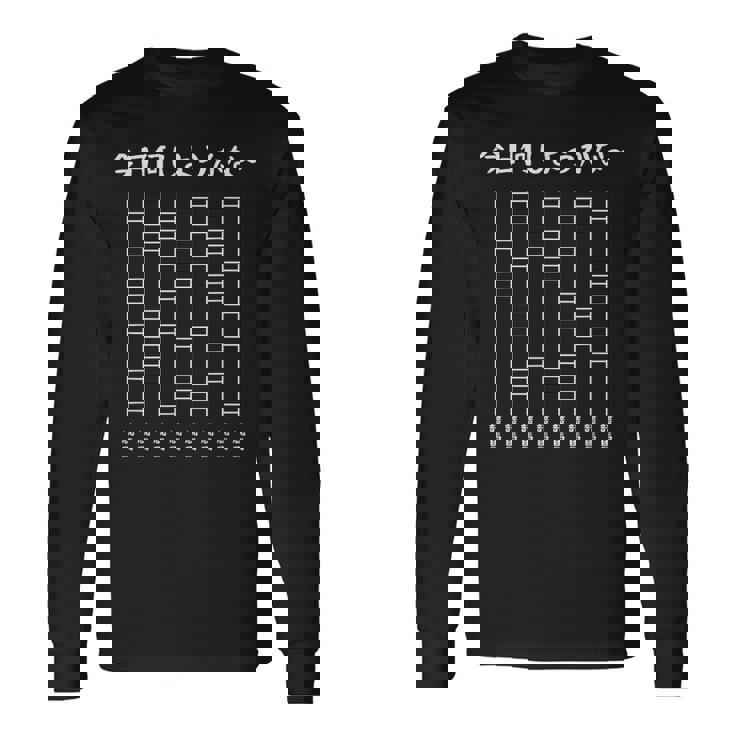 今日何しようかなー あみだくじの面白ネタ 競馬 あみだくじ ギャグ ジョーク 競馬好き おもしろ 長袖Tシャツ