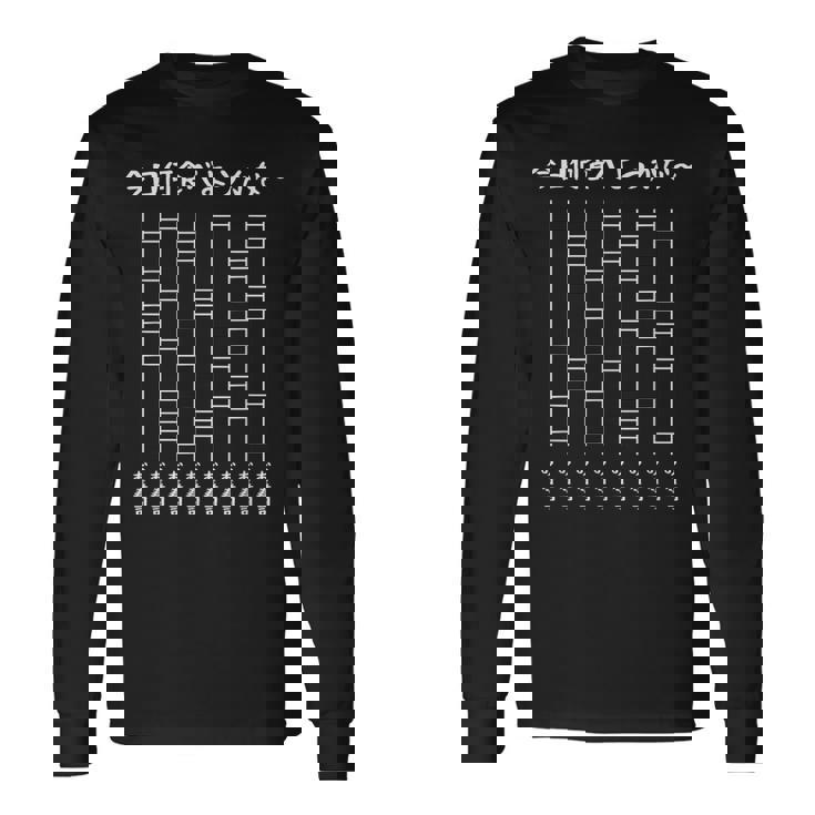 今日何食べようかなー あみだくじの面白ネタ お寿司 あみだくじ ギャグ ジョーク 寿司好き おもしろ 長袖Tシャツ