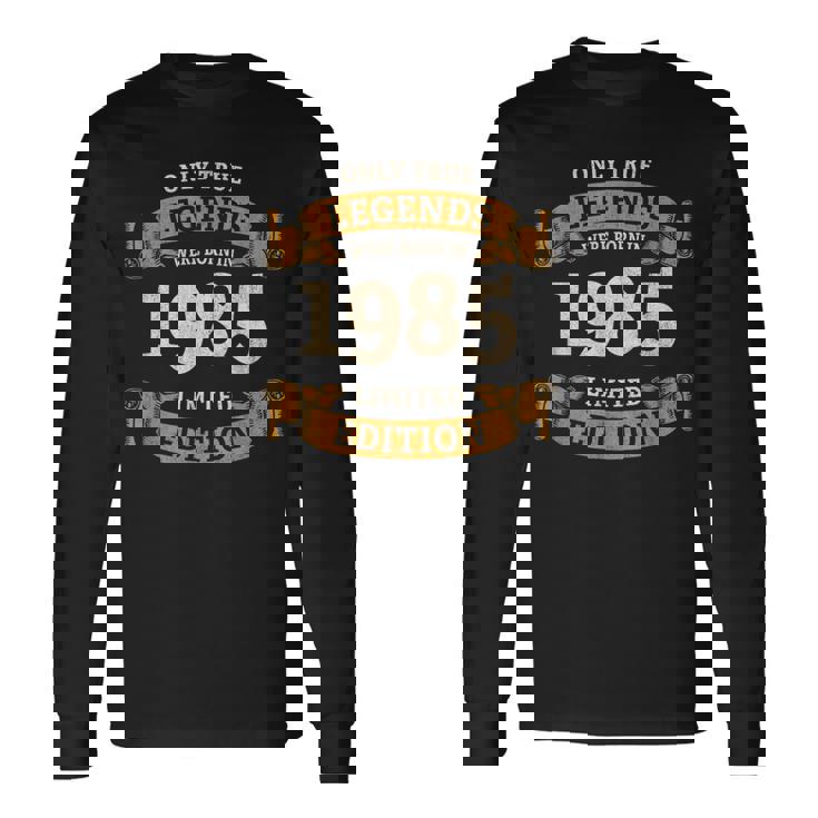 伝説は 1985 年に誕生しました ヴィンテージ 40 歳の誕生日 40 歳 長袖Tシャツ