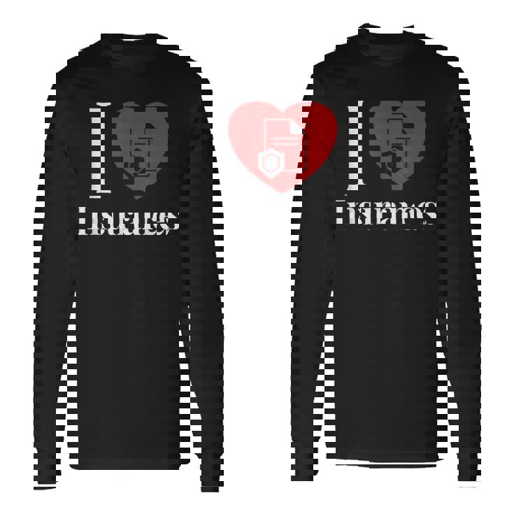 保険大好き 長袖Tシャツ