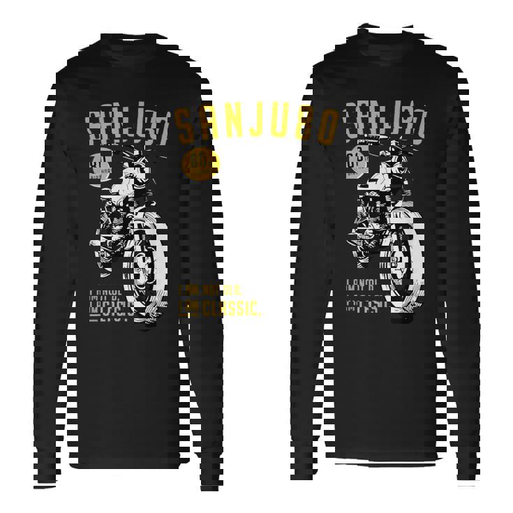 傘寿祝い 車好き 父 男性 おしゃれ クラシックカー 80歳 I'm Not Old I'm Classic 長袖Tシャツ