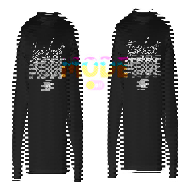 先生モード オフアイスクリーム ハッピー 学校最後の日 夏 長袖Tシャツ