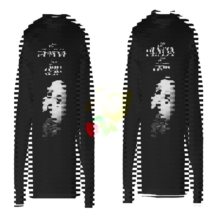公式「オペラ座の怪人」ドイツのロゴ。 長袖Tシャツ